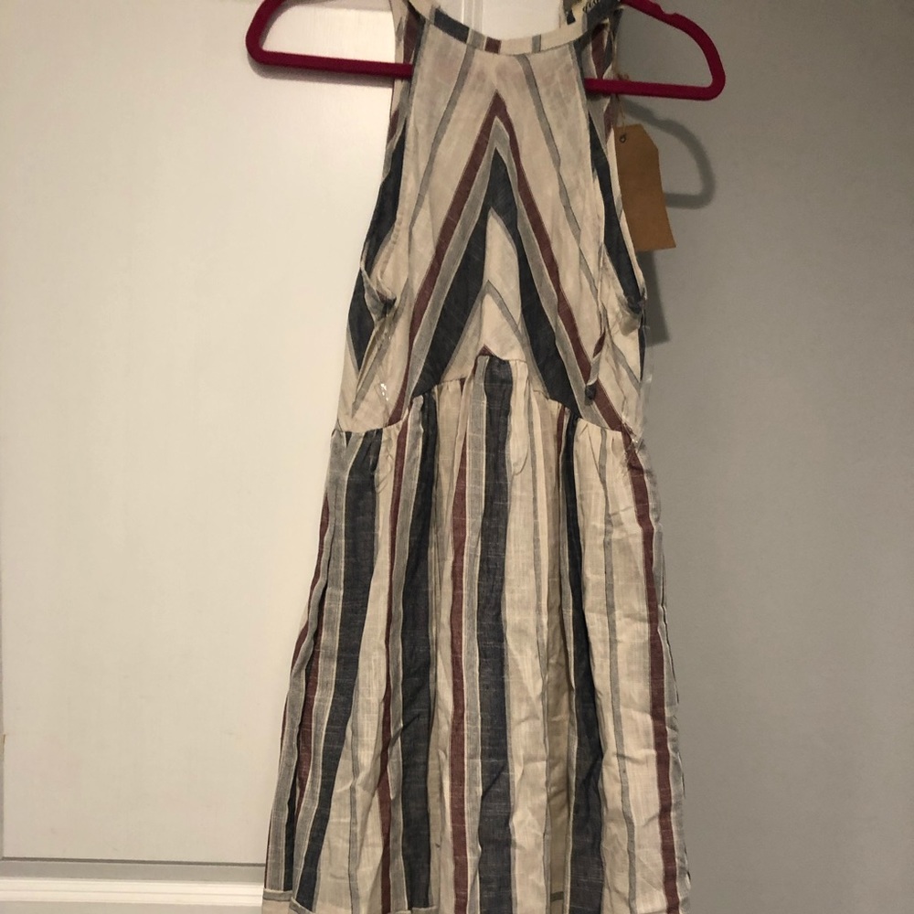 Listicle Midi Linen sun dress